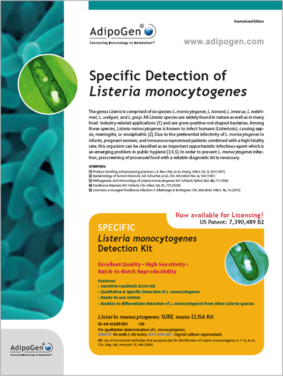 Unique Listeria Detection Flyer 2012 Unique Listeria Detection Flyer 2012